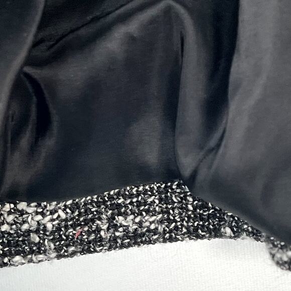 Talbots Black White Tweed Suit Jacket - Picture 7 of 14
